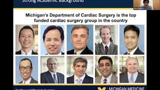 Michigan Medicine Thoracic Surgery (I-6) Residency Program Virtual Open House
