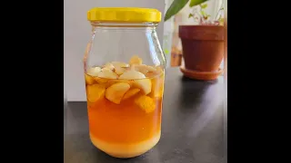 Comment faire de l'ail fermenté au miel