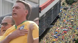 Manifestação reúne milhare de apoiadores de Bolsonaro em São Paulo | AFP