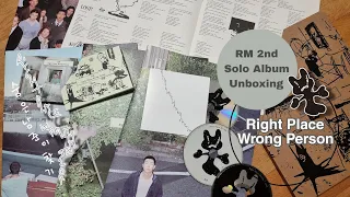 [아미언박싱] 방탄소년단 RM🐨 솔로 2집 앨범 'Right Place, Wrong Person' 언박싱 | BTS RM Solo 2nd Album Unboxing💙