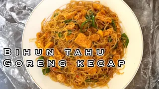 Hanya bihun goreng dan tahu jadinya enak banget || resep bihun tahu kecap goreng #bihungoreng #bihun