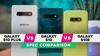 Galaxy S10E vs. S10 vs. S10 Plus: Spec Comparison