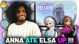 Anna's Villian Song | For the First Time In Forever | My *REACTION* | ANIMATIC | Disney's Frozen