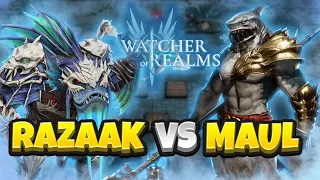 MAUL vs RAZAAK - Strange Results! Info In Comments [Watcher of Realms]