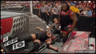 wwe top 10 cage crashers