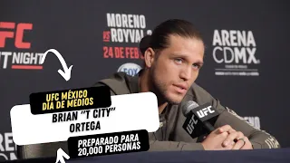 UFC MEXICO MEDIA DAY | BRIAN ORTEGA LISTO PARA UN REGRESO DE ENSUEÑO EN FAMILIA