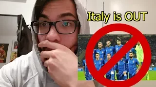 ITALY is NOT going to the WORLD CUP | Shocking LIVE REACTION vs. Sweden Review