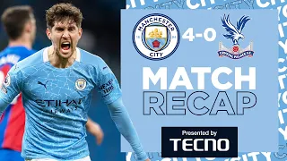 ANOTHER LOOK AT THOSE INCREDIBLE GOALS? 🔥 | MATCH RECAP | CITY 4-0 PALACE