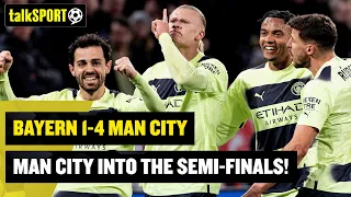 MAN CITY INTO THE UCL SEMI-FINALS! 🔥 Erling Haaland scores as Man City BEAT Bayern Munich 1-1 (4-1)