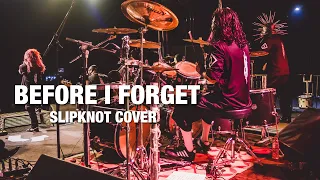 DRUM CAM BEFORE I FORGET - SLIPKNOT COVER LIVE  (Joey Jordison mask)