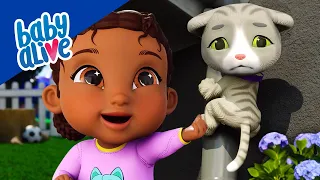 Baby Alive Official 🐈 Here Kitty, Kitty! 🌈 Kids Videos and Baby Cartoons 💕