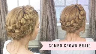 Combination Crown Braid By SweetHearts Hair