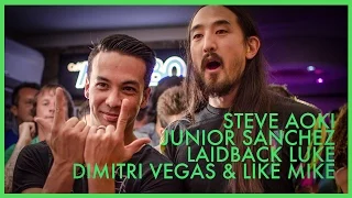 Steve Aoki, Junior Sánchez, Laidback Luke, Dimitri Vegas & Like Mike @ Café Mambo