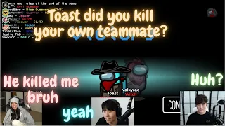 Evil Guesser Toast winning by only guess killing his own teammate.