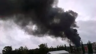 Пожар в районе ЖБИ