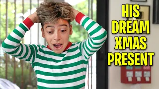 He Finally Got His DREAM Christmas PRESENT!! **EMOTIONAL**