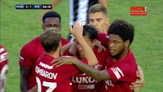 Лига Чемпионов 2018-2019 / 3-й квалификационный раунд / Первый матч ПАОК (Греция) - Спартак (Россия)