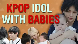 [ PREPARE FOR THE BABY FEVER ] KPOP IDOL ADORABLE MOMENTS WITH BABIES | KPOP MOMENTS