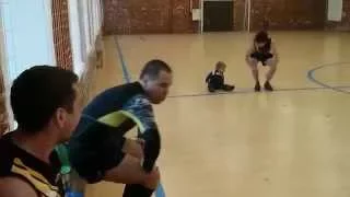 Тренировка Котов в зале