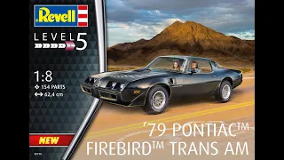 Revell  1/8 Scale Pontiac Firebird Trans-Am Model Kit UNBOXING By Mr Fusion Designs