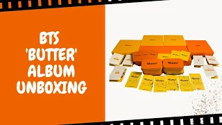 BTS Album ' Butter' Peaches and Cream 3 copies unboxing