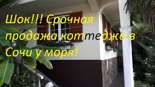 Недвижимость Сочи Срочная продажа коттеджа у моря  Ремонт, мебель