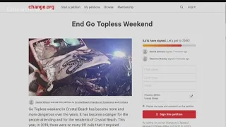 One death, multiple injuries after Go Topless Weekend in Galveston County, petition to end event cir