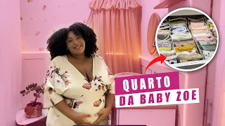 TOUR COMPLETO PELO QUARTO DA BEBE ZOE   I  DECORAÇÃO MINIMALISTA