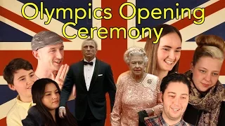 London Olympics 2012 Opening Ceremony Reaction - Head Spread on James Bond & The Queen