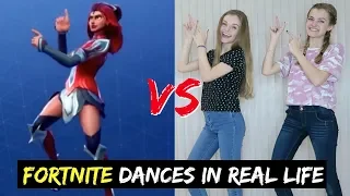 FORTNITE DANCE CHALLENGE IN REAL LIFE ~ Jacy and Kacy