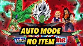 Destroying Fusion Zamasu Red Zone with Auto Mode & No Items | ** GLOBAL ** | DBZ DOKKAN BATTLE