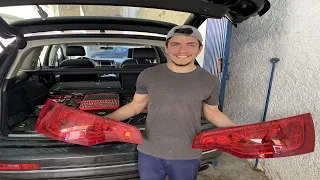 How to remove Taillights Audi Q7 2014👨‍🔧