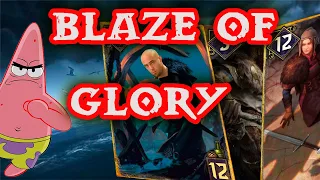 Gwent Skellige Deck. Blaze of Glory meta. Pro Rank Gameplay