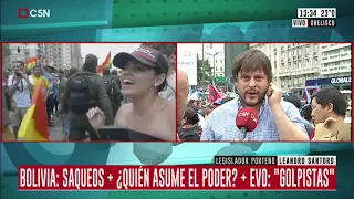 Golpe de Estado en Bolivia: Habla Leandro Santoro