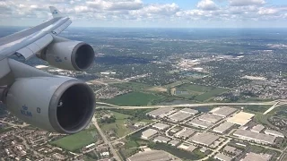 KLM 747-400 - Beautiful Afternoon landing at Chicago O'hare