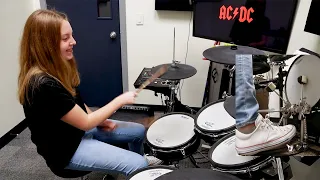 ACDC   Back In Black   Drum Cover Maya S