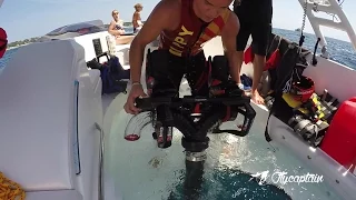 Testing the new Flyboard Pro Series by Zapata Racing with Flycaptain and Damone Rippy