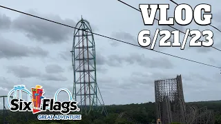 New Updates at Six Flags Great Adventure! | Vlog 6/21/23