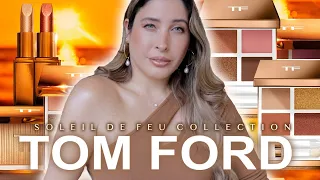 NEW TOM FORD SOLEIL DE FEU COLLECTION REVIEW 🔥 TROPICAL DUSK & ISLAND HAZE Eyeshadow Quad Swatches