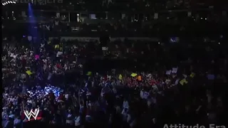 WWF attitude Era rock returns entrance HD quality