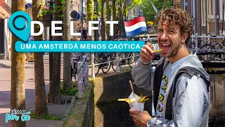 DELFT, HOLANDA - O QUE FAZER em 1 DIA numa das CIDADES MAIS LINDAS da HOLANDA