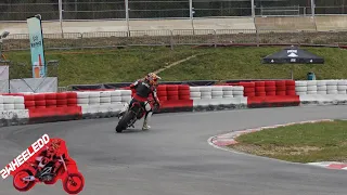 First laps on Spa Kart track with my Aprilia SXV550 VDB