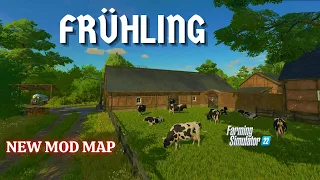 "FRÜHLING" FS22 Map Tour/Review | New Mod Map | Farming Simulator 22 | PS5