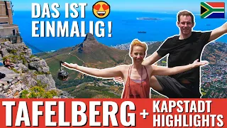 SCHÖNSTE Aussicht in KAPSTADT - Tafelberg, Sonnenuntergänge & Stadttour - HIGHLIGHTS SÜDAFRIKA