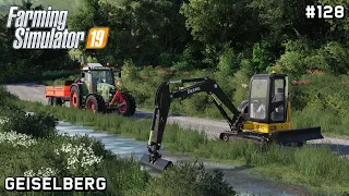 Cleaning ditch with NEW John Deere | Public Works | Geiselberg | Farming Simulator 19| Episode 128