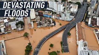 Drone footage shows the devastating scope Rio Grande do Sul floods