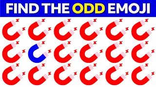 FIND THE ODD EMOJI OUT in this Emoji Picture Puzzle | Odd One Out Puzzle | Find The Odd Emoji Quiz