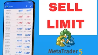 How to Place a Sell Limit Order on MT5 | Secret to Increasing Profits and Reducing Losses #forex