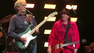 Eric Clapton with Carlos Santana - Chase Center