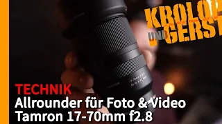 Allrounder für Foto und Video! - TAMRON 17-70mm f2.8 für Sony APS-C 📷 Krolop&Gerst